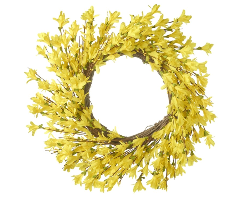 Floral Yellow Wreath