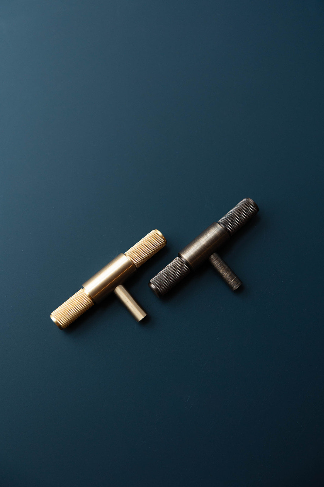 Large Brass Knurled T Bar