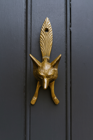 Brass Fox Door Knocker