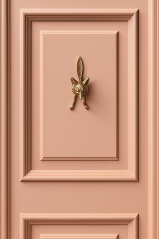 Chrome Fox Door Knocker