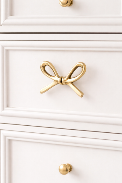 Brass Bow Cabinet Knob