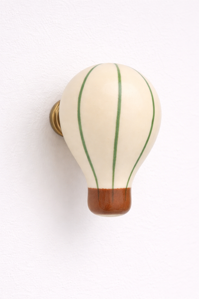 Hot Air Balloon Wall Hook - Green