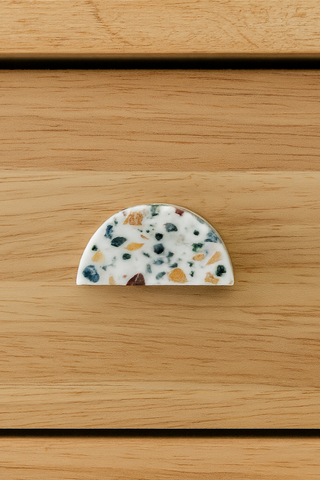 Half Moon Terrazzo Handle