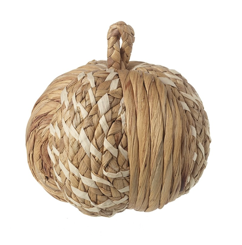 Woven Rattan Pumpkin