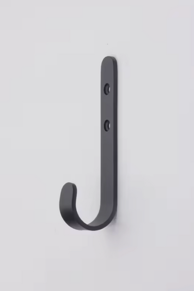 Antique Brass J Wall Hook