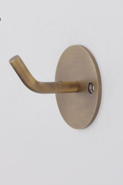 Darras Black Round Wall Hook