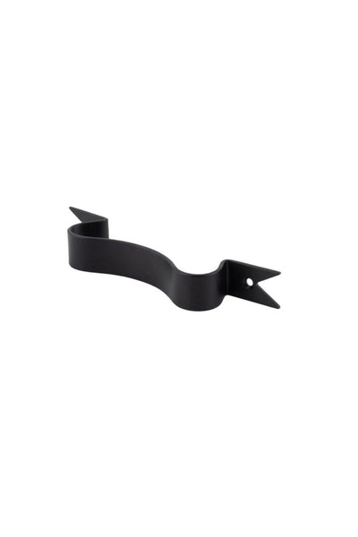 Ribbon Brass Cabinet Handle – 96mm Black