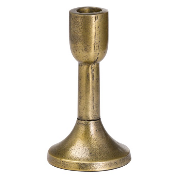 Antique Gold Candle Holder