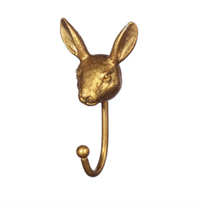 Gold Hare Wall Hook