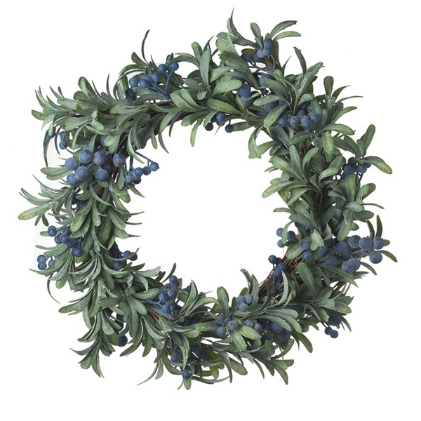 Large Blueberry Wreath